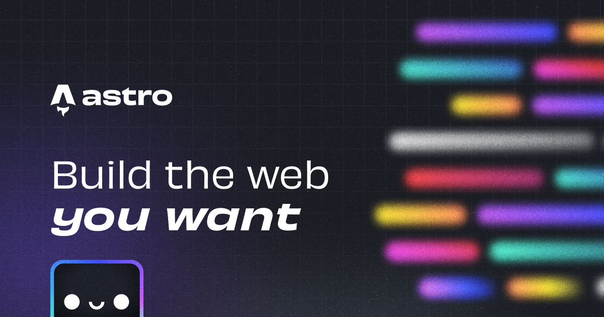 Astro website preview