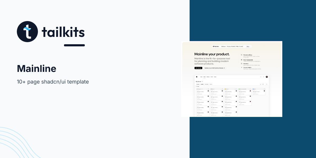 Mainline website preview