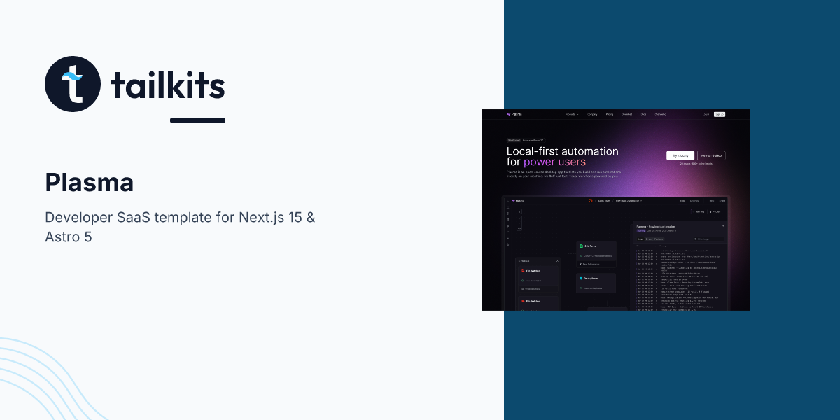 Plasma website preview