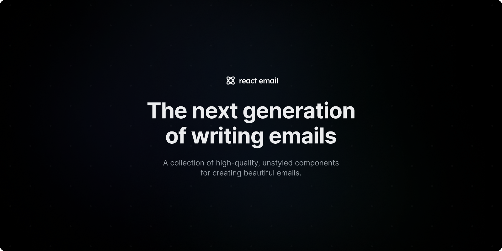 React Email website preview